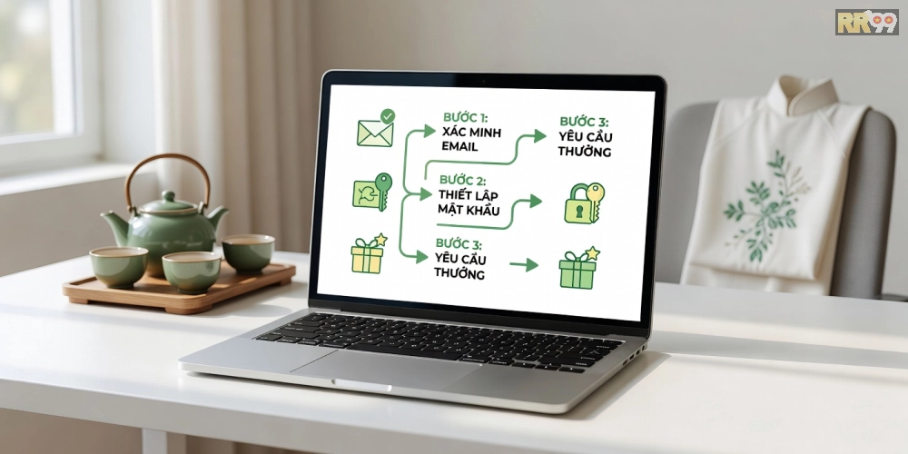 Hình hướng dẫn các bước đăng ký tài khoản game bài đổi thưởng RR99 đơn giản và nhanh chóng