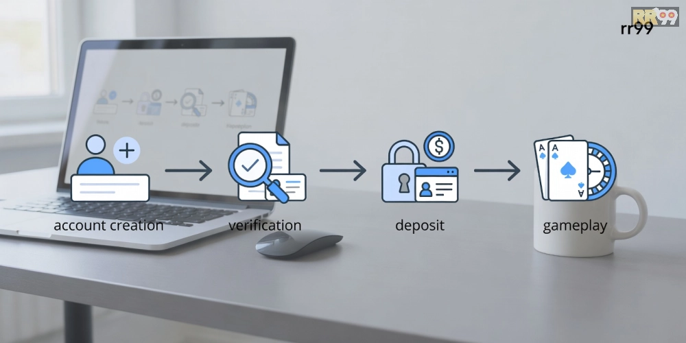 Các bước đăng ký và chơi live casino rr99 an toàn từ A đến Z
