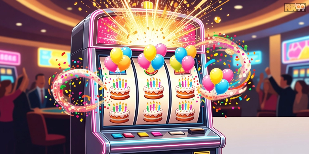 Hình ảnh minh họa trò chơi Jackpot Party RR99 với các biểu tượng nổ hũ hấp dẫn