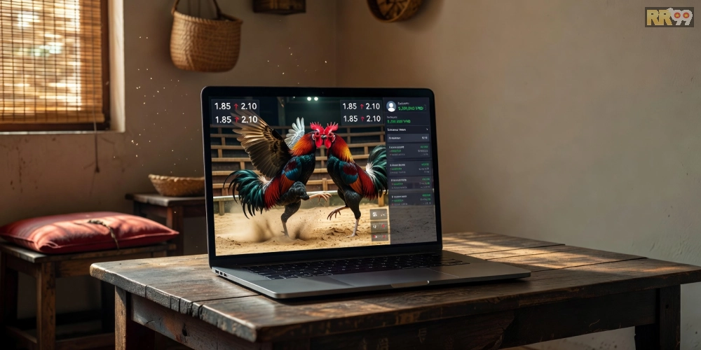 Giao diện trang xem đá gà trực tiếp SV388 với các trận đấu nổi bật và tính năng cá cược